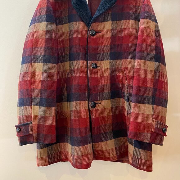 Pendleton Vintage Wool Plaid Jacket Multicolor - Men's Size Large - Picture 2 of 7